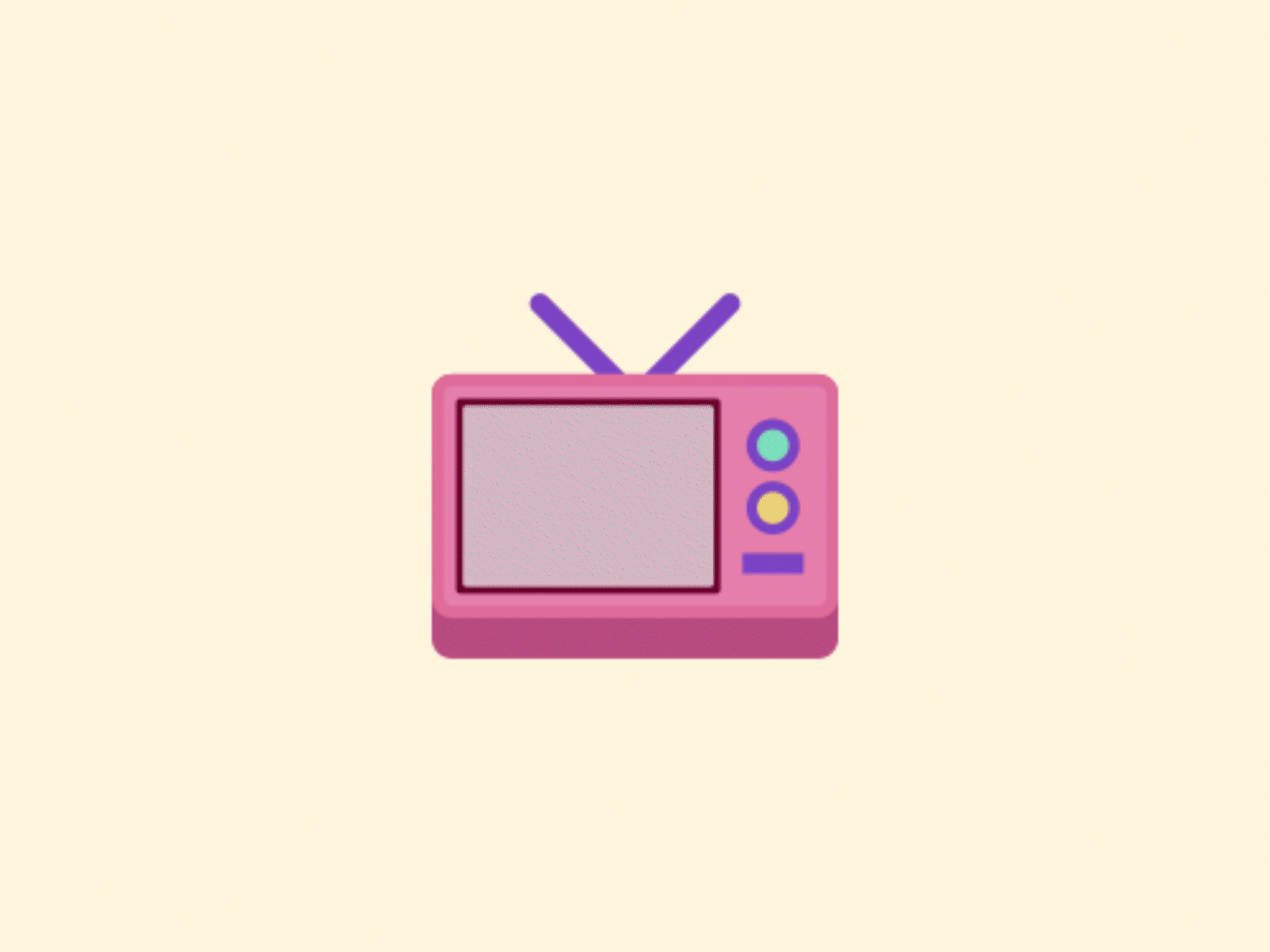 Television. after effect animation broadcast design digital digital art digital illustration gif graphic design icon illustration illustrator interaction motion motion design motion graphics television tv vector visual design