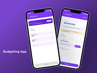 Budgeting App - Categories app budgeting design fintech mobile app payment ui ux