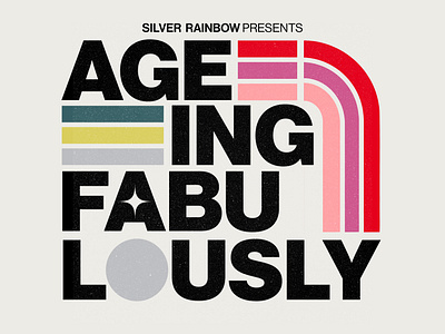 Ageing Fabulously Podcast branding design graphic design logo podcast postcard typography vector