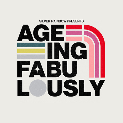 Ageing Fabulously Podcast branding design graphic design logo podcast postcard typography vector