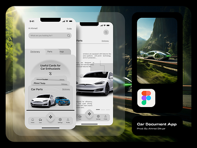 Car Document App app inspirations app ui branding car app car document design document app mobile app mockup ui vector