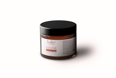 Tallo Cosmetics, Label packaging design bottle label branding branding designer cosmetics logo graphic design jar label design label dsign label packaging design logo