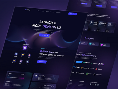 Blockchain Crypto Landing Page blockchain landing page blockchain website crypto design crypto landing page cryptocurrency landing page dark landing page defi landing page landing page landing page design landing page ui landing page ui design landing pages layer2 landing page web3 design web3 landing page web3 website website