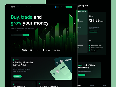 Crypto Landing Page crypto crypto design crypto landing page crypto staking crypto website landing page website