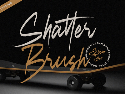 Shatter Brush | Urban Script Font | Free To Try Font branding font freebies freefont street art font street wear y2k font