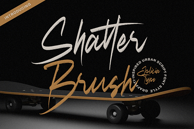 Shatter Brush | Urban Script Font | Free To Try Font branding font freebies freefont street art font street wear y2k font