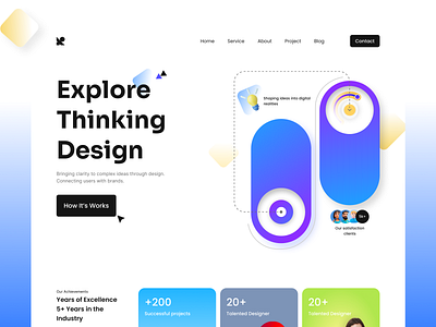 Design Agency Hero Section ✨ agency web design design agency design system mobile app design ui ui design ui design trends uiux design user experience ux ux design ux design process ux research web design website design