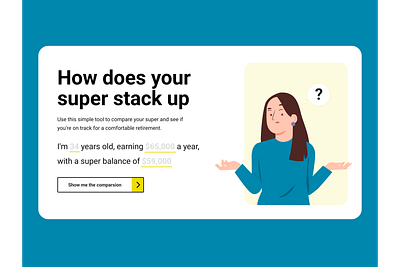 How much super should I have? bank banking calc calculator app calculator ui finance investment money super superannuation tool tool ui ui