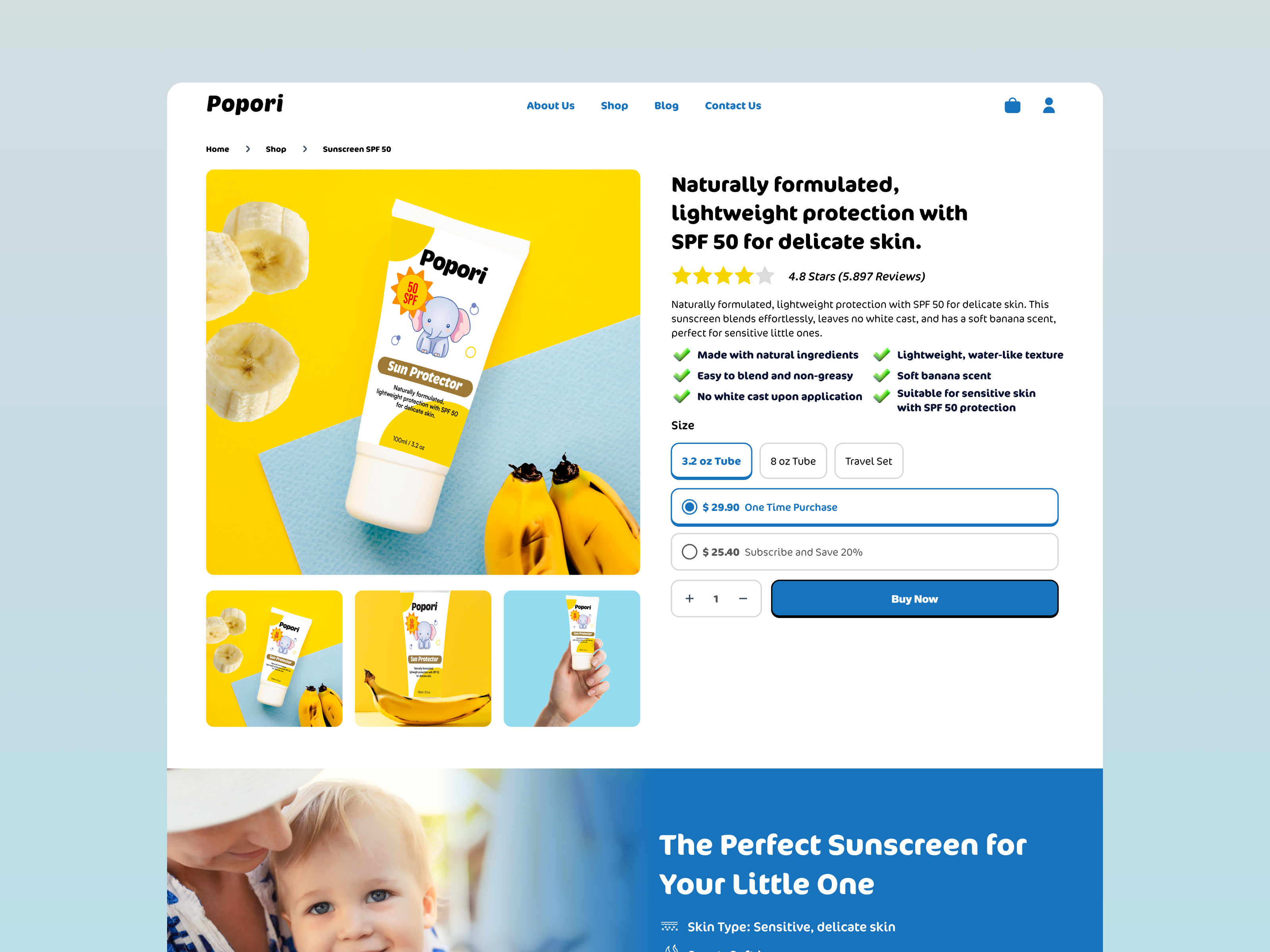Example of Custom E Commerce Design
