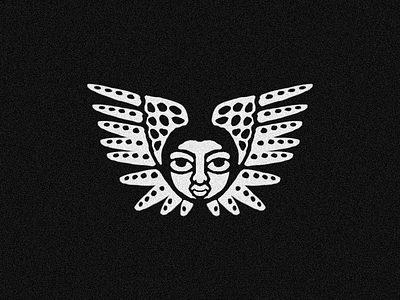 Sky eye angel bird eye graphic design greek guard heaven hybrid illustration logo logodesign logotype myth protection roman sketch sphinx vigilant wing