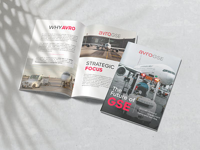 Brochure Design for Avrogse airplane airport brand branding brochure brochure design design digital digital art ebook ebook design flyer flyer design graphic design identity branding layout layout design manufacture modern travel