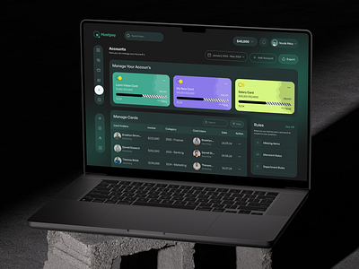 Hostpay - Finance Dashboard app design assets chart component dashboard design equity finance fintech funds graph investment minimal money pie chart product design ui design user interface uxdesign web app