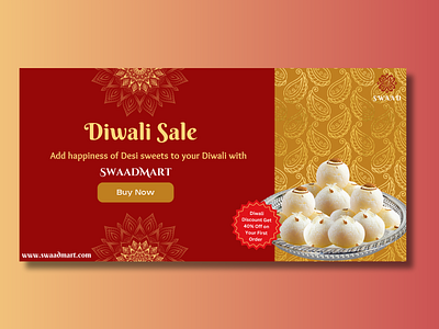 Diwali sweets offer banner design ban banner design design diwali banner diwali celebration graphic design poster design sweets banner ui ui design