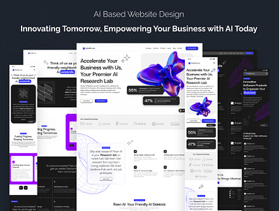 AI-Based website design brand design figma ui uiux web website design