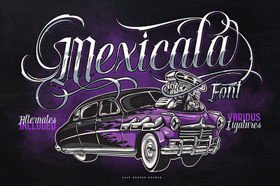 Mexicala Font blackletter design font fonts letteing typeface