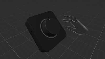 XR Knob 3d knob hand tracking interaction design knob microinteractions prototype shader slider spatal knob spatial computing spatial design ui ui design unity 3d ux virtual reality vr xr xr interaction toolkit