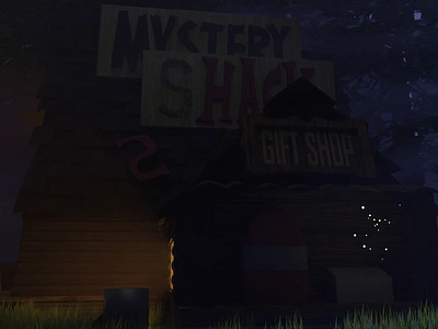 3d Animation "Mystery Shack" Gravity Falls 3d animation