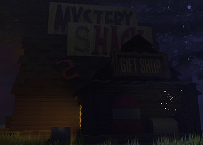 3d Animation "Mystery Shack" Gravity Falls 3d animation