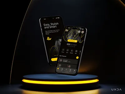 Injecting Style into Dubai's Digital Banking app design banking cx dark ui dashboard design dubai emirates finance financial fintech liv uae ui user experience user interface ux ux design