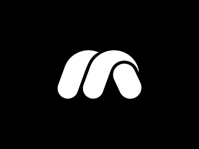 M mark #1 bold strong logo logotype mark m letter minimalistic minimalism