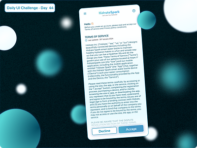 Daily UI Challenge #44 - A screen asking for user consent daily ui challenge design hype 4 academy square.one ui ux ux design