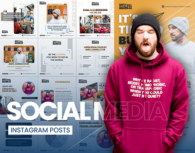 Digital Marketing Instagram Template agency digital marketing feeds instagram post template social media post template