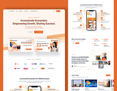 Affiliate Marketing | Corporate | Business Website Redesign business website corporate figma ui ui design user interface design web web design webdesign website