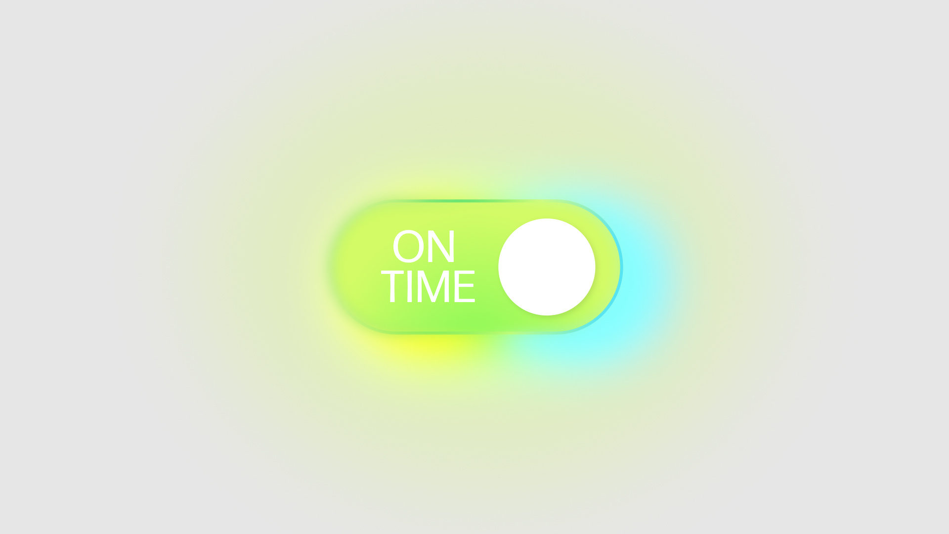 On time gradient illustration motion graphics