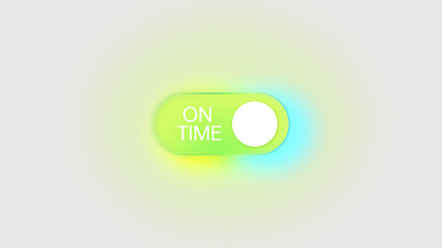 On time gradient illustration motion graphics