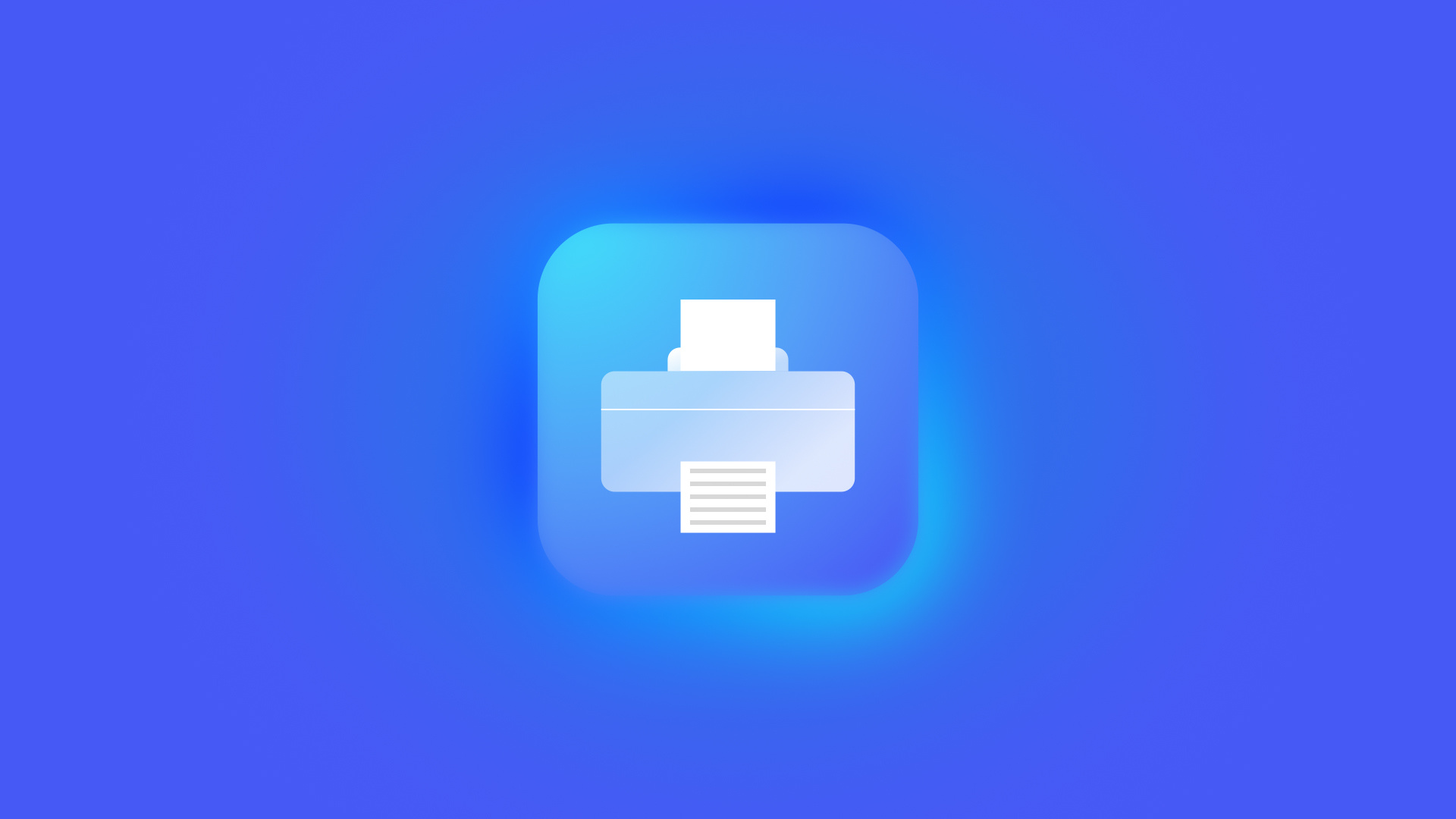 Print app illustration motion graphics