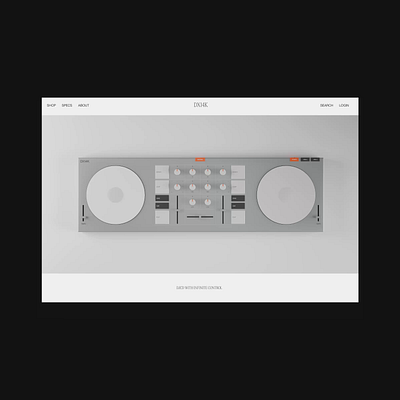 DX14K 3d 3d render animation branding clean design editorial layout minimal motion photography typography ui