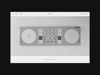 DX14K 3d 3d render animation branding clean design editorial layout minimal motion photography typography ui