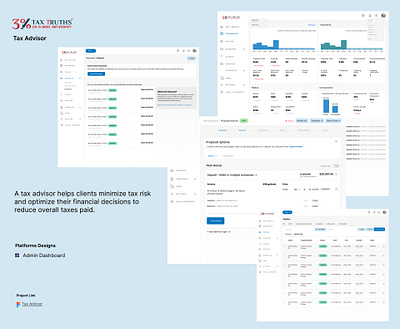 Tax Advisor android branding dashboard design graphic design illustration ios logo tax ui ux web websites