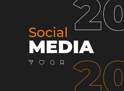 Social Media 2020 advertising black clients colors design facebook graphic graphic design instagram linkdein mockup posts reaction social media twitter