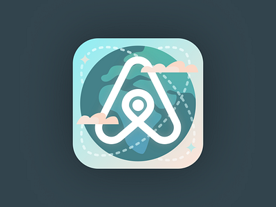 Daily UI: AirBnb Icon app branding dailyui design figma illustration logo ui uiux design ux