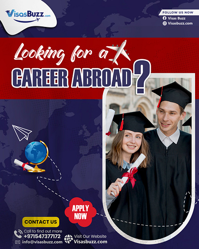 Visasbuzz.com - Looking for a Career Abroad? - Banner