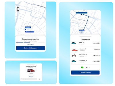 Cab Hailing app design product productdesign ui uiux ux