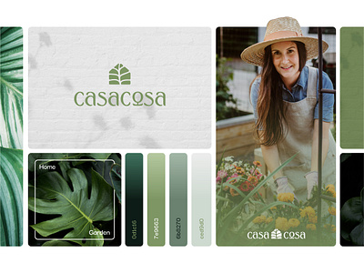 Casacosa: Home & Garden Brand Identity agency branding clean komutual logo studio ui