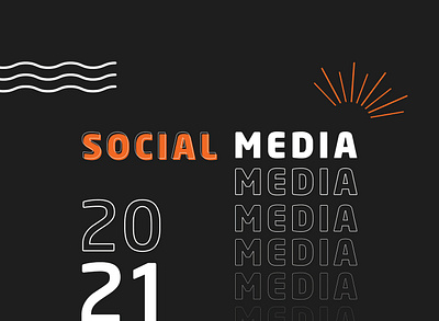 Social Media 2021 advertising clients colors design facebook graphic graphic design instagram linkdein mockup posts reaction slides social media twitter