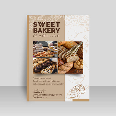 bakery flyer bakery brand branding branding business design flyer graphic design