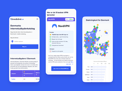 Bredband - Mobile Design broadcast cons figma internet internet provider map pros provider redesign speed test table ui ux vpn web design website