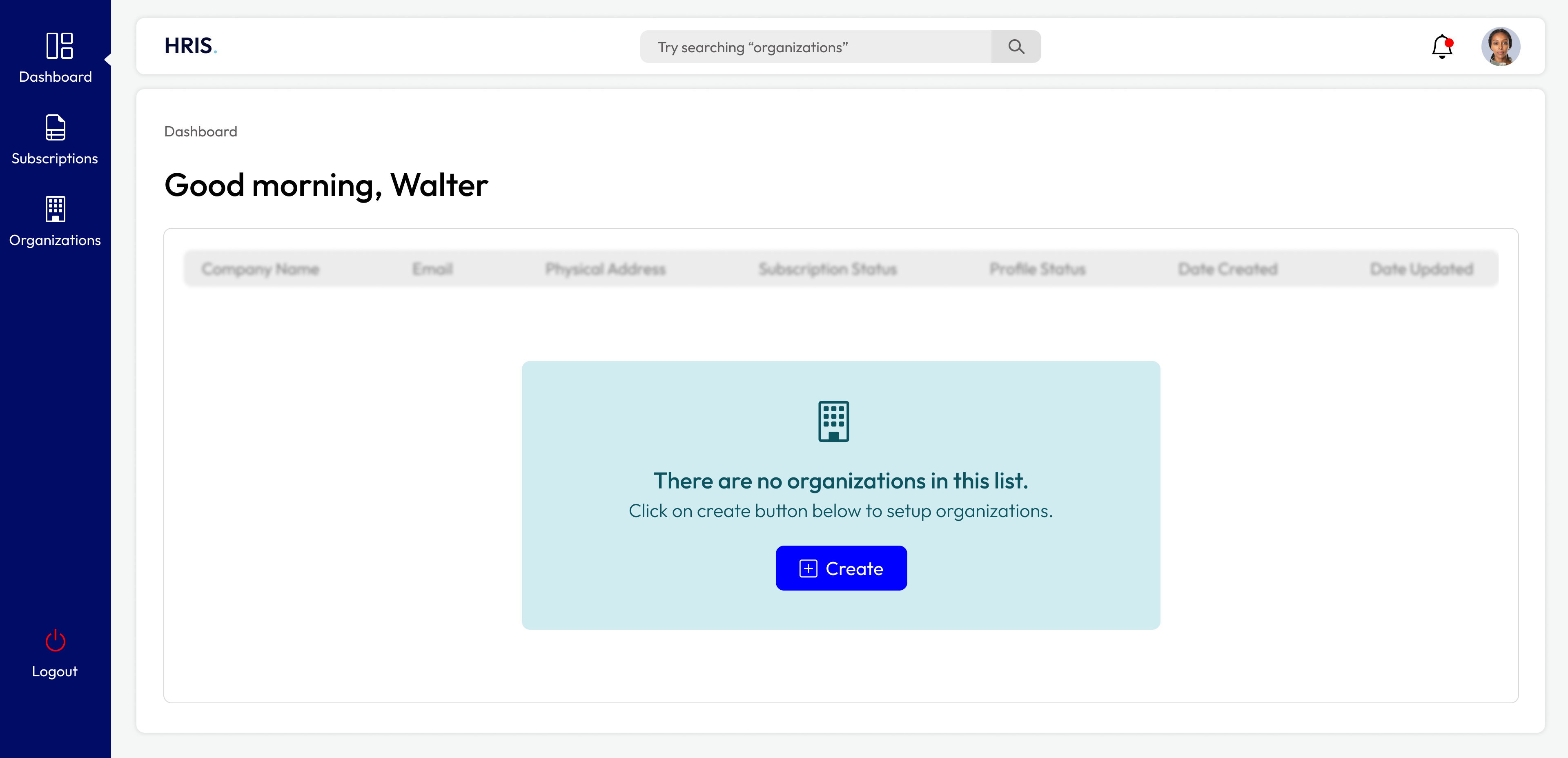 Human Resource Information System Dashboard admin dashboard hr hris human resource ui ux