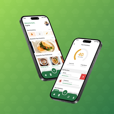 QuickEats - AI Food Management Mobile App adobe app design figma mobile mobile design ui uiux ux