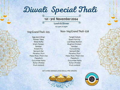 Brook Diwali Special Thali brook diwali thali brookgastropub diwali special thali