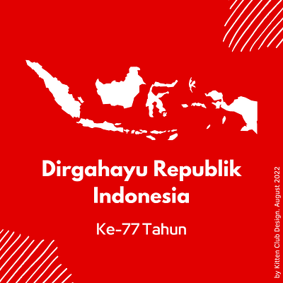 Independence Day of Indonesia 2022 & 2024 2022 2024 canva graphic design illustration independence day of indonesia