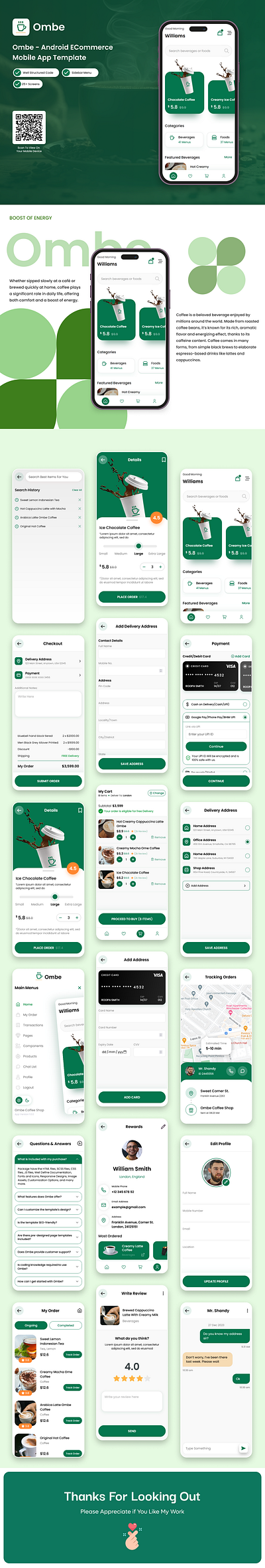 Ombe - eCommerce Android Mobile App Template 3d animation branding creative design graphic design illustration logo motion graphics product design template ui ui design uiux user experience user interface ux design web design web development website