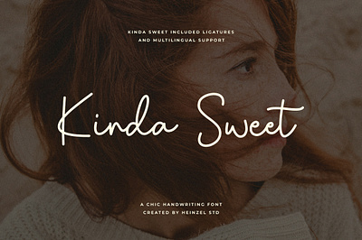 Kinda Sweet by Heinzel Std branding branding font canva commercial use cricut cursive font design digital font graphic design handwriting font handwritten font illustration logo magazine motion graphics procreate script font social media font ui wedding font