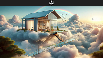 Website one-page: Fantastic houses (Maisons Fantastiques) animation design logo ui