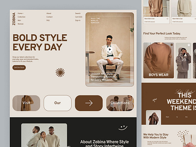 👗💼 Fashion Website Design branding fashion figma landing saas ui uiux ux web design website