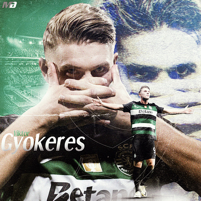 Viktor Gyokeres design football footballdesign graphic design gyokeres portugal sportingcp